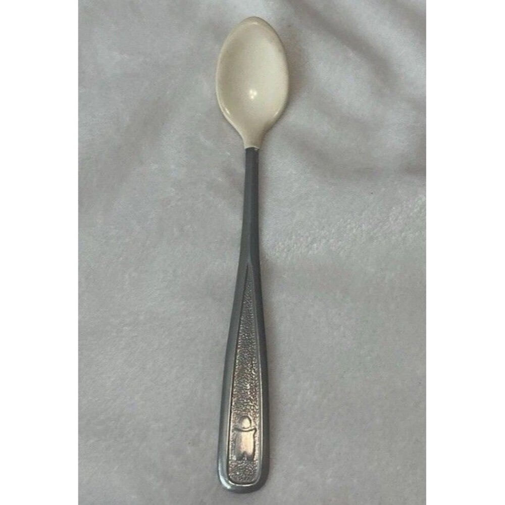 Vintage 1980s Avon’s baby’s first year feeding spoon stainless steel EUC